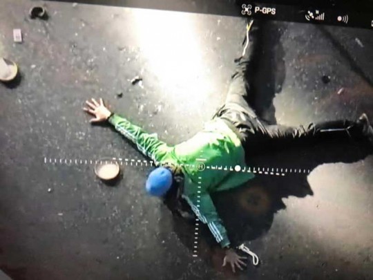 Захват Моста метро в Киеве: появилось видео обезвреживания «террориста»