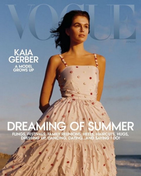Кайя Гербер украсила американский Vogue: ее обвини в использовании связей матери