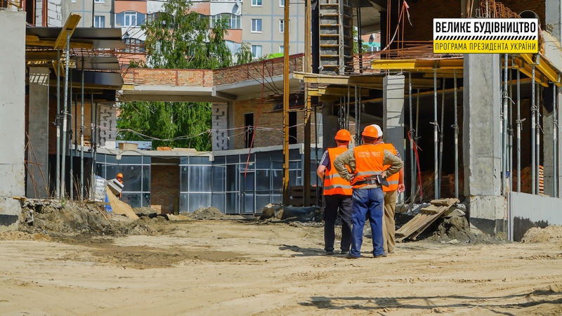 У межах «Великого будівництва» у Рівному зводять дитсадок за унікальним проєктом: фото