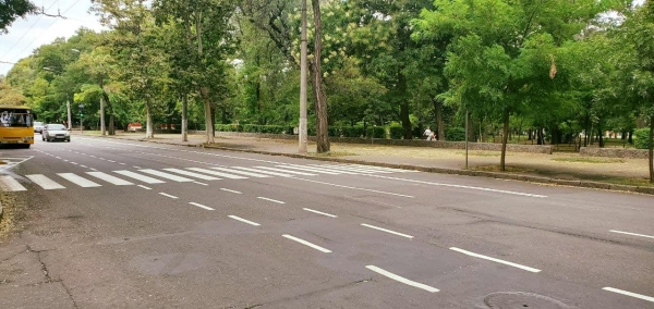 В Одессе полоса для велосипедистов появилась еще на одной улице. Фото