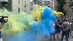 
"Столар – кошелек сепаратистов": патриоты пикетировали офис пророссийской партии ОПЗЖ в Киеве
