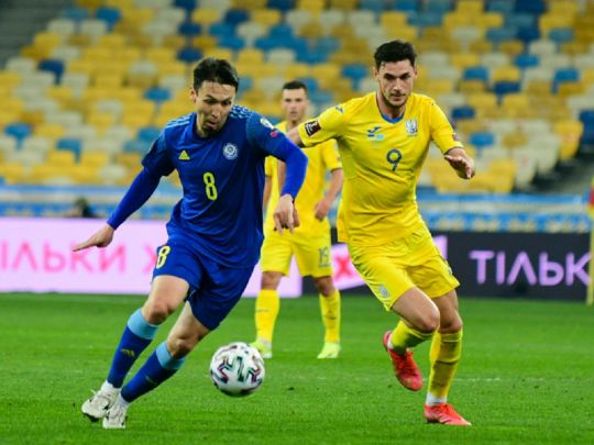Казахстан — Україна — 0:1: онлайн відео голів матчу відбору ЧС-2022