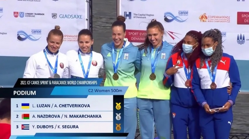 Українки Лузан та Четверікова стали чемпіонками світу в каное-двійці