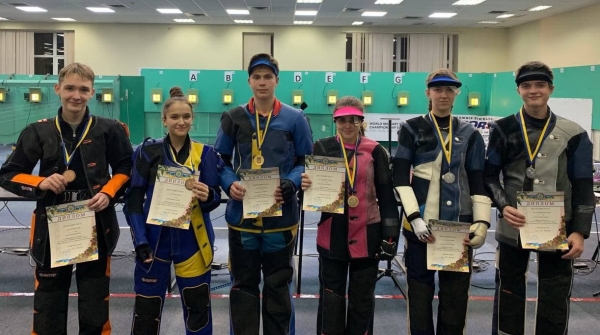 Пулевая стрельба. Юные одесситы завоевали 5 медалей на чемпионате Украины