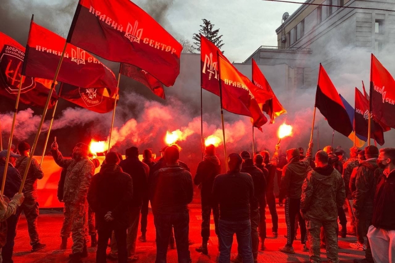 Акція націоналістів на Банковій: стали відомі вимоги до Зеленського