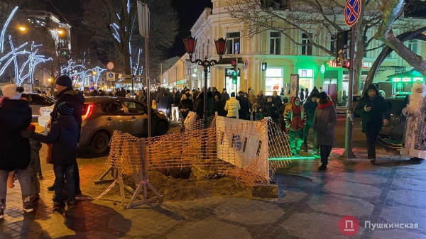 Пешеходную зону в центре Одессы еще не отменили, но по дороге гулять уже опасно: как это выглядит. Фото