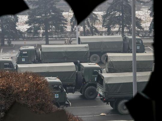 Російські десантники вже висадилися в Алмати