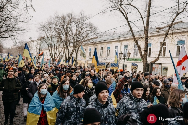 Самый масштабный за последние годы: в Одессе прошел марш единства. Фоторепортаж