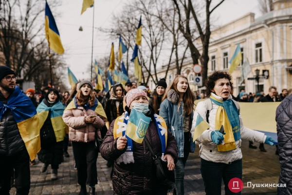 Самый масштабный за последние годы: в Одессе прошел марш единства. Фоторепортаж