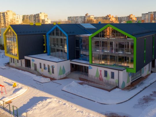 У Сумах завершилося «Велике будівництво» дитсадка незвичайного дизайну з басейном