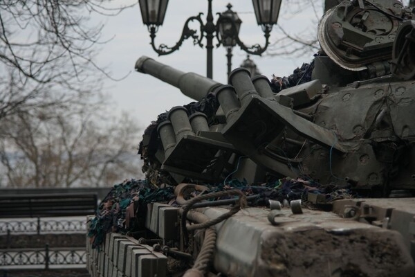 В ВСУ показали военную технику в центре Одессы