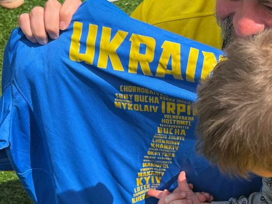 Збірна України вийде на матч із «Боруссією» у незвичайній формі з Бучею та Чорнобаївкою: з'явилися фото