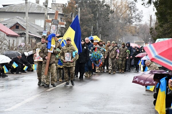 В Одесской области простились с погибшим защитником Сергеем Булавенко