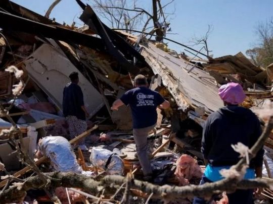 60 торнадо в дев’яти штатах за добу: загинуло понад 20 осіб