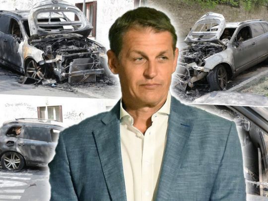 Пролунали два вибухи: автомобіль віцечемпіона світу спалили серед ночі у Белграді (фото)