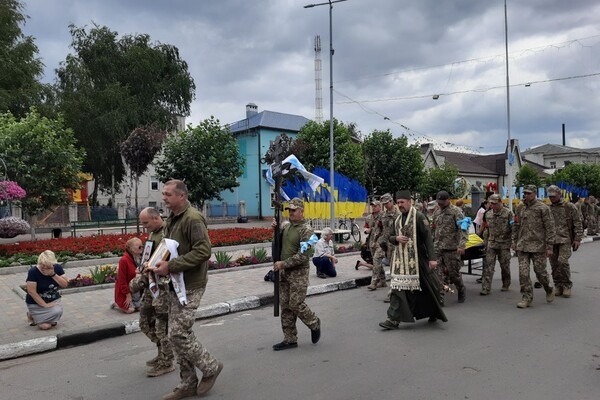 В Одесской области попрощались с погибшим воином Дмитрием Боровским 