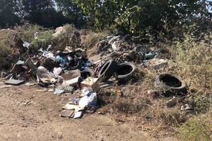 Возле одного из ЖК Одессы обнаружили незаконную свалку