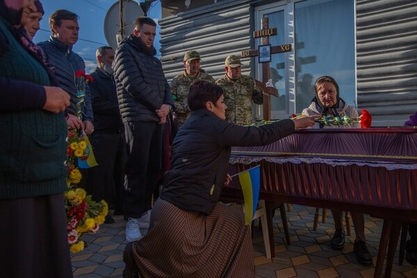 В Одесской области простились с погибшим на фронте в Луганской области пограничником 