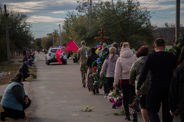 В Одесской области простились с погибшим на фронте в Луганской области пограничником 