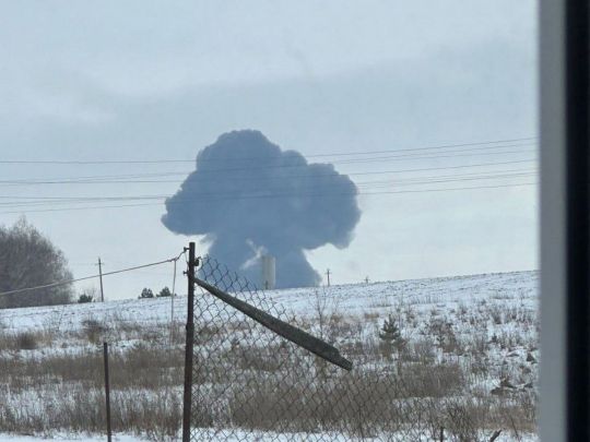 Військовий Іл-76 розбився у Білгородській області, — росЗМІ (фото, відео)
