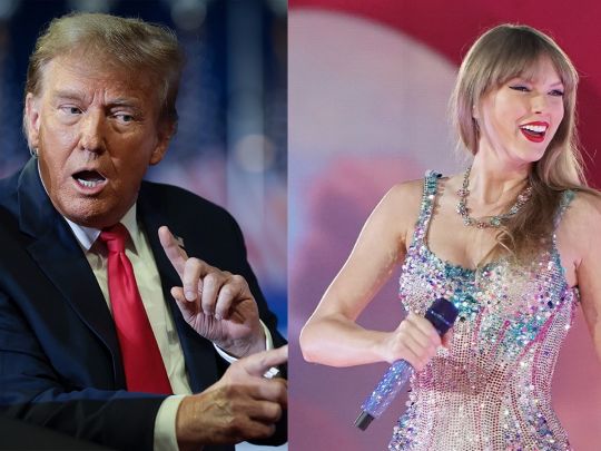 «Завдяки мені заробила багато грошей»: Трамп звинувачує співачку Тейлор Свіфт у зраді