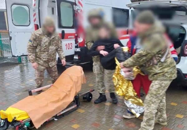 Одесские пограничники спасали уклониста, который решил переплыть через реку и чуть не погиб 