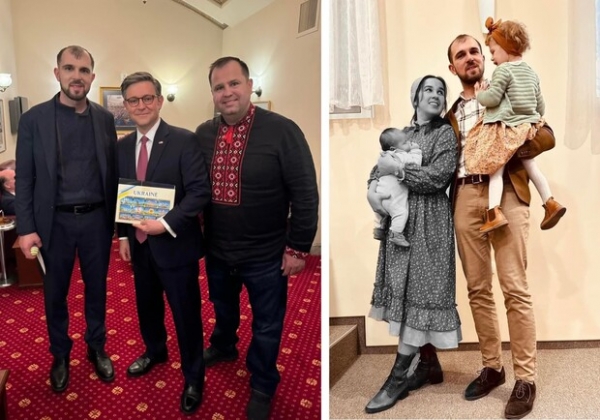 Одессит Сергей Гайдаржи, потерявший семью в результате обстрела Одессы, встретился со спикером Конгресса США