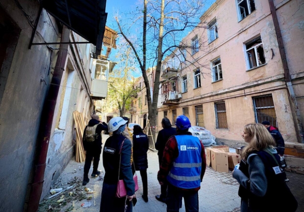 В Одессу прибыла миссия ЮНЕСКО: фиксируют разрушения культурных памятников