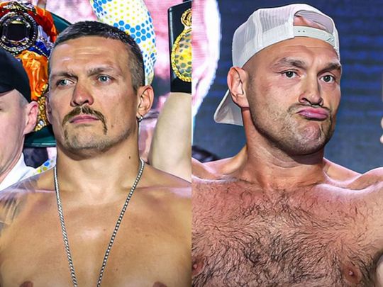 Усик в день бою-реваншу освідчився Ф'юрі у любові (відео)