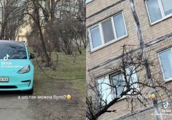 Получи ответ: можно ли заряжать электромобиль из окна квартиры
